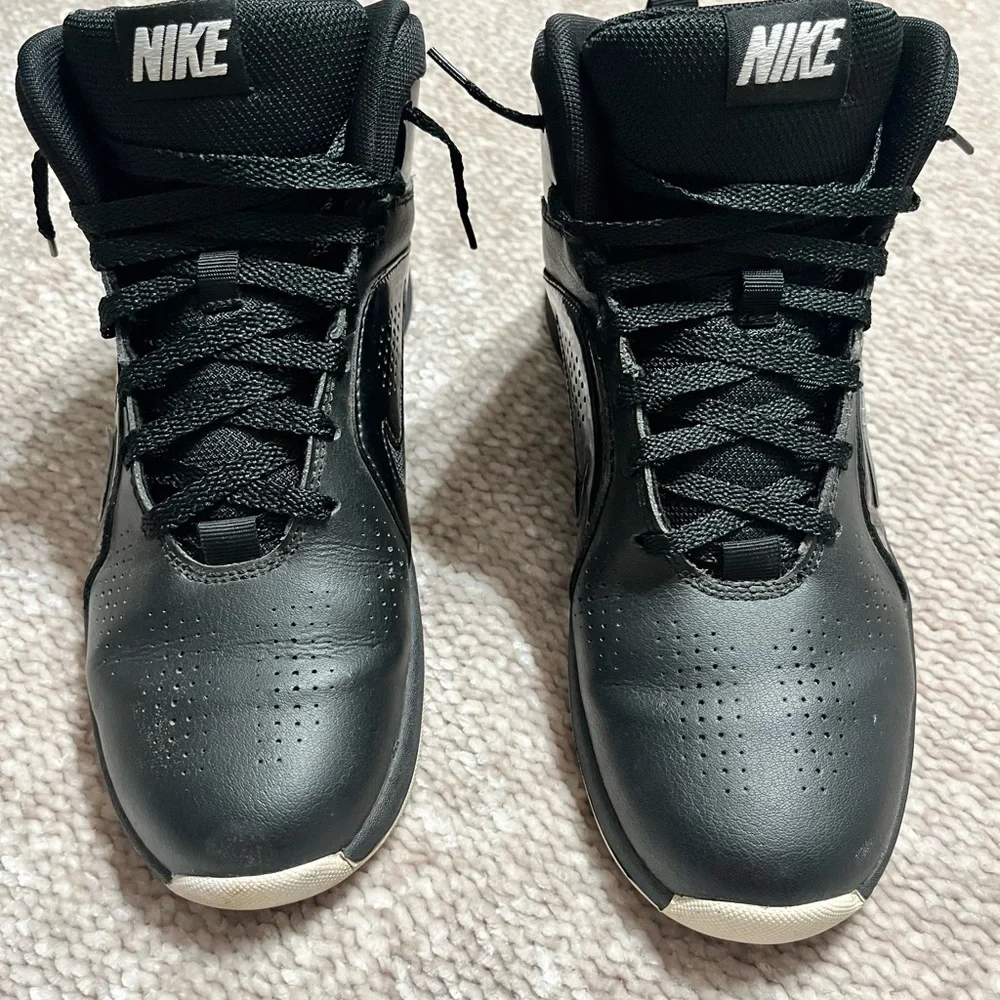 NIKE Swoosh Leather High Top Sneakers
